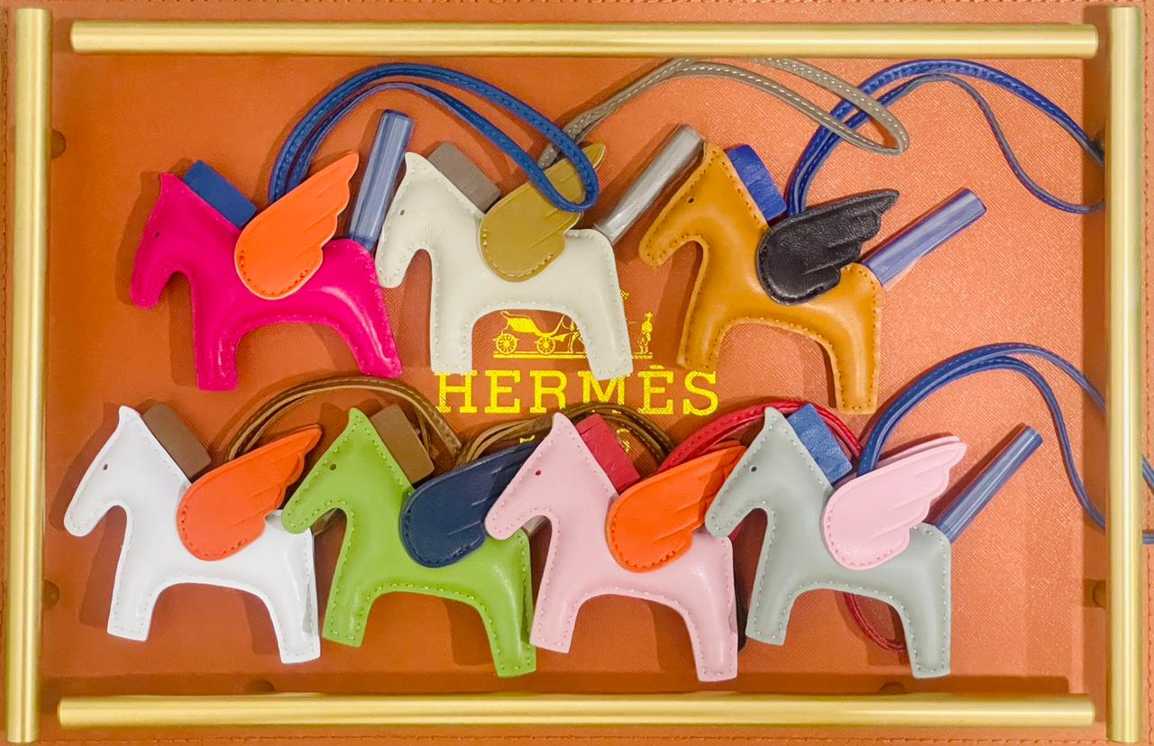 Hermes rodeo flying horse charm 